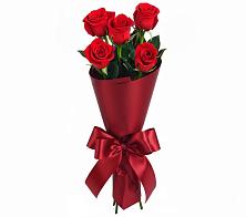 Букет 5 Красных роз Эдлесс Лав в Усады