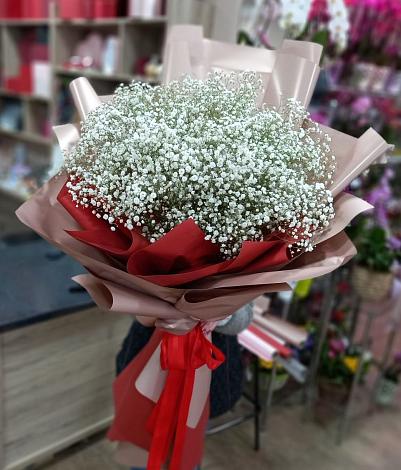 Букет цветов из: Гипсофила в Усады