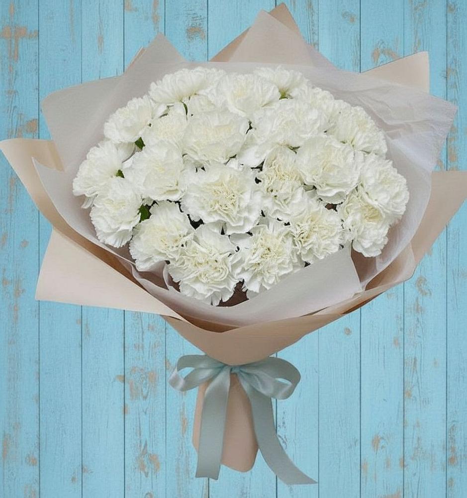 Букет цветов из: Гвоздики в Усады