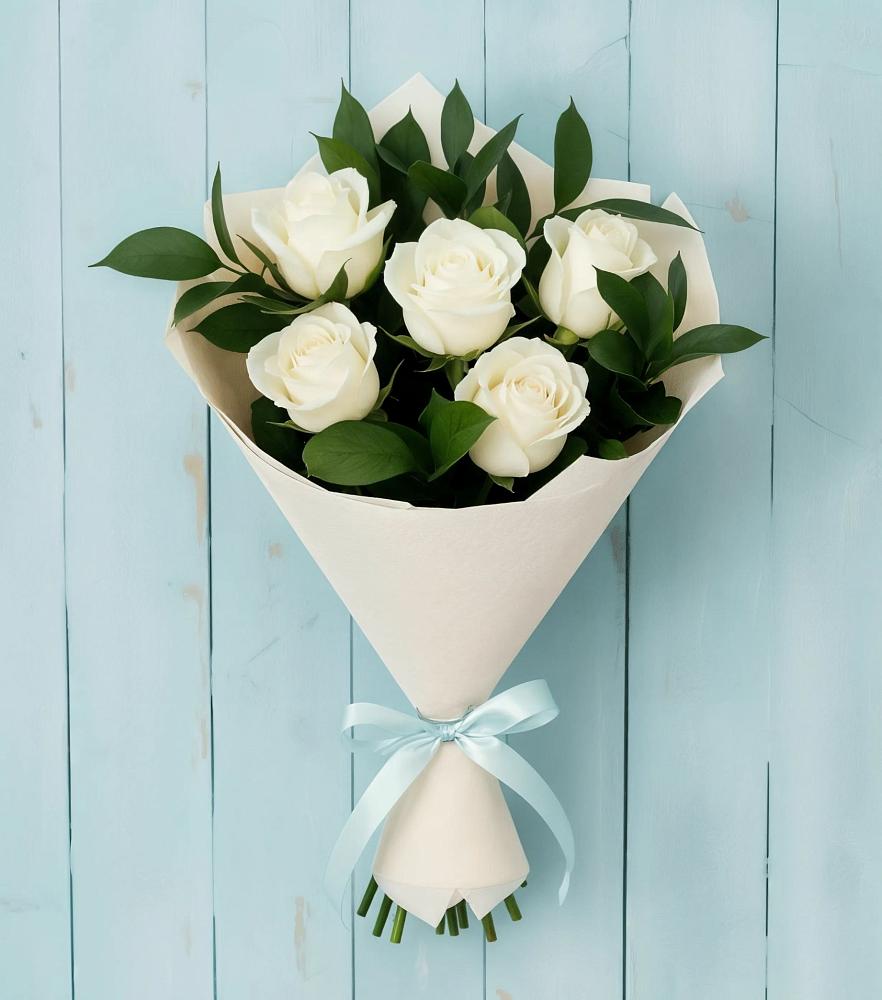 Букет цветов из: Розы в Усады