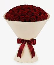 Букет 101 Бордовая роза Блэк Бакарра в Усады