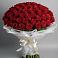 Букет 101 Красная роза Блэк Мэджик в Усады