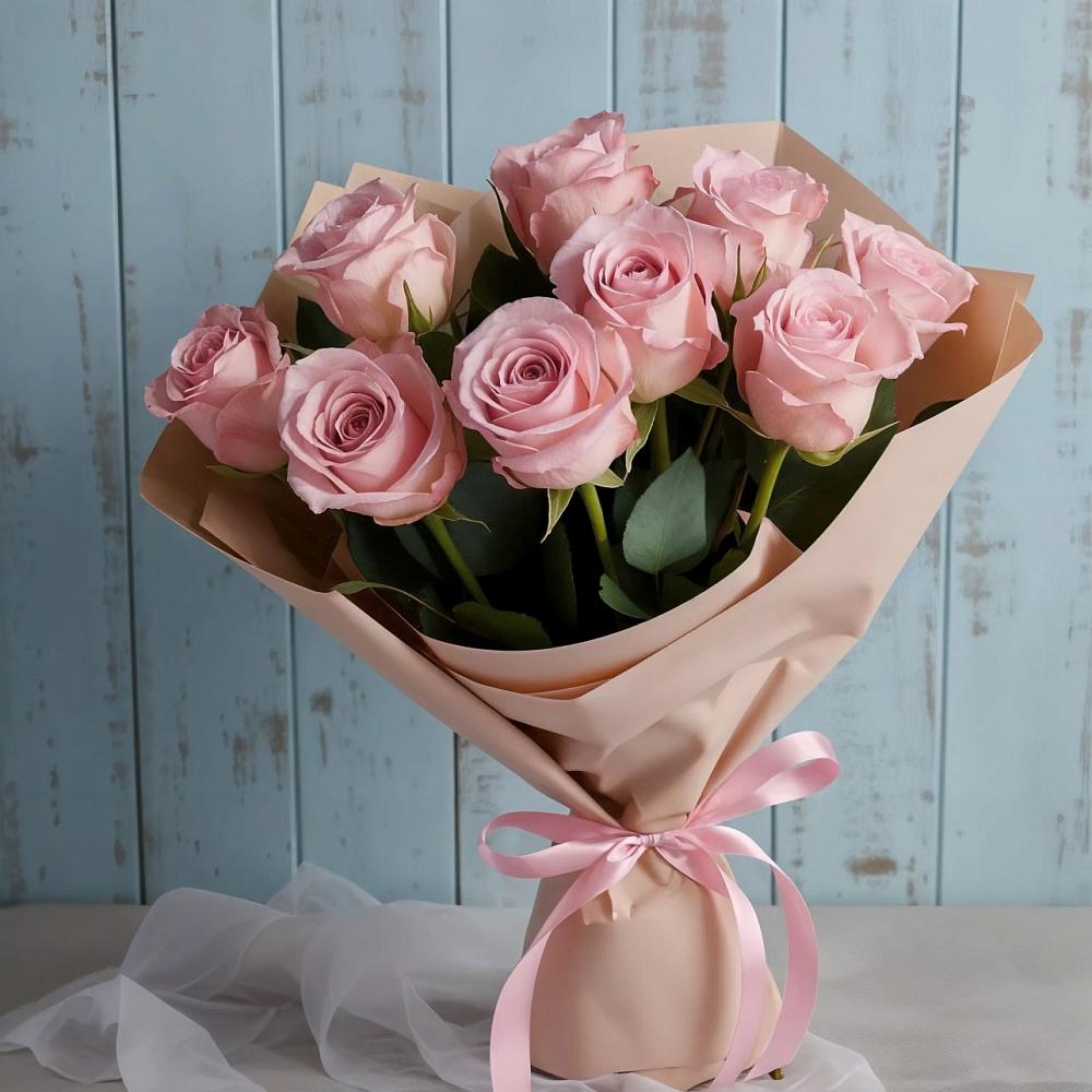 Букет цветов из: Розы в Усады