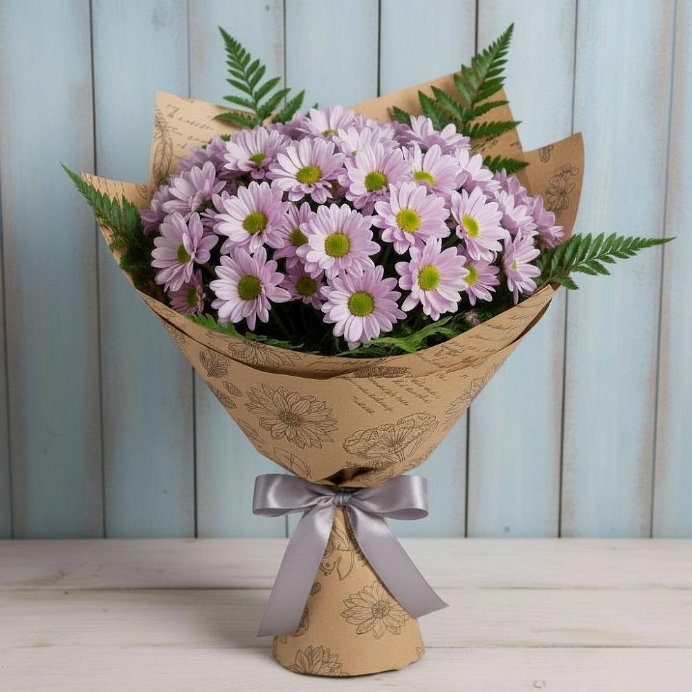 Букет цветов из: Хризантемы в Усады