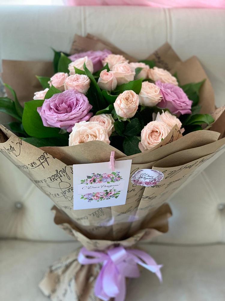 Букет цветов из: Розы в Усады