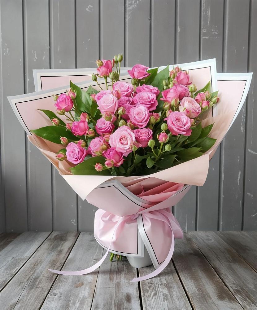 Букет Розовый кустик в Усады
