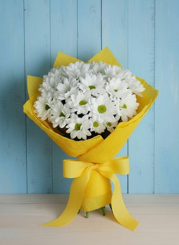 Букет цветов из: Хризантемы в Усады