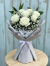 Букет цветов из:  Розы в Усады