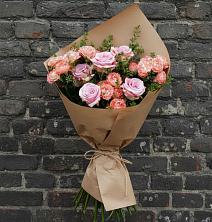 Букет цветов из:  Розы в Усады