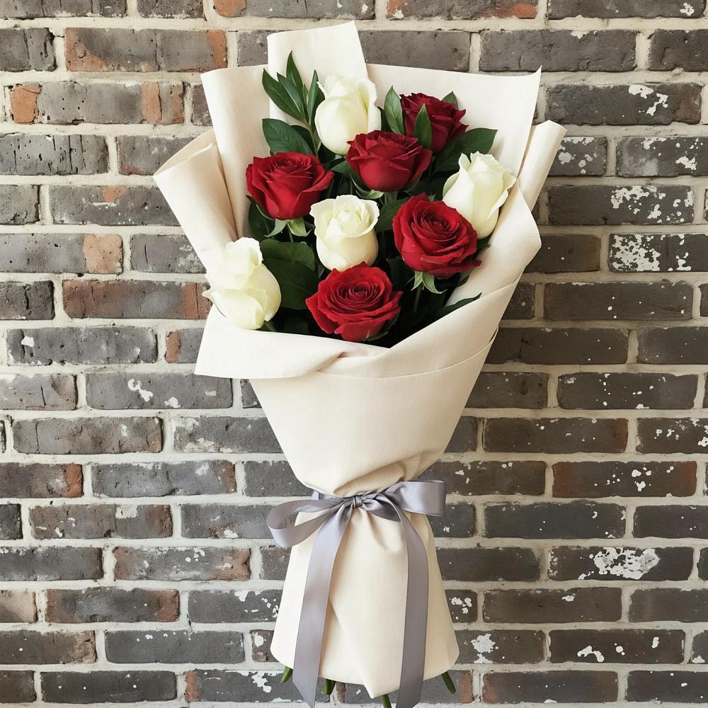 Букет цветов из: Розы в Усады