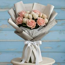 Букет цветов из:  Розы в Усады