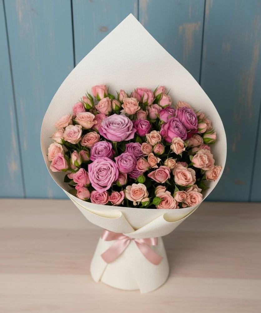 Букет цветов из: Розы в Усады