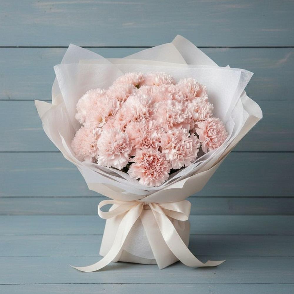 Букет цветов из: Гвоздики в Усады