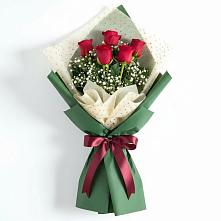 Букет цветов из:  Розы в Усады
