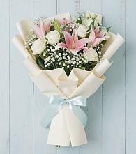 Букет цветов из:  Лилии в Усады