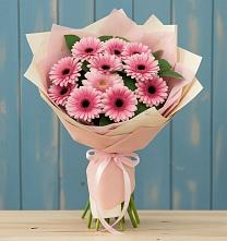 Букет цветов из:  Герберы в Усады