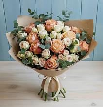 Букет цветов из:  Альстромерии и Розы #REPLACE_PRED# Усады