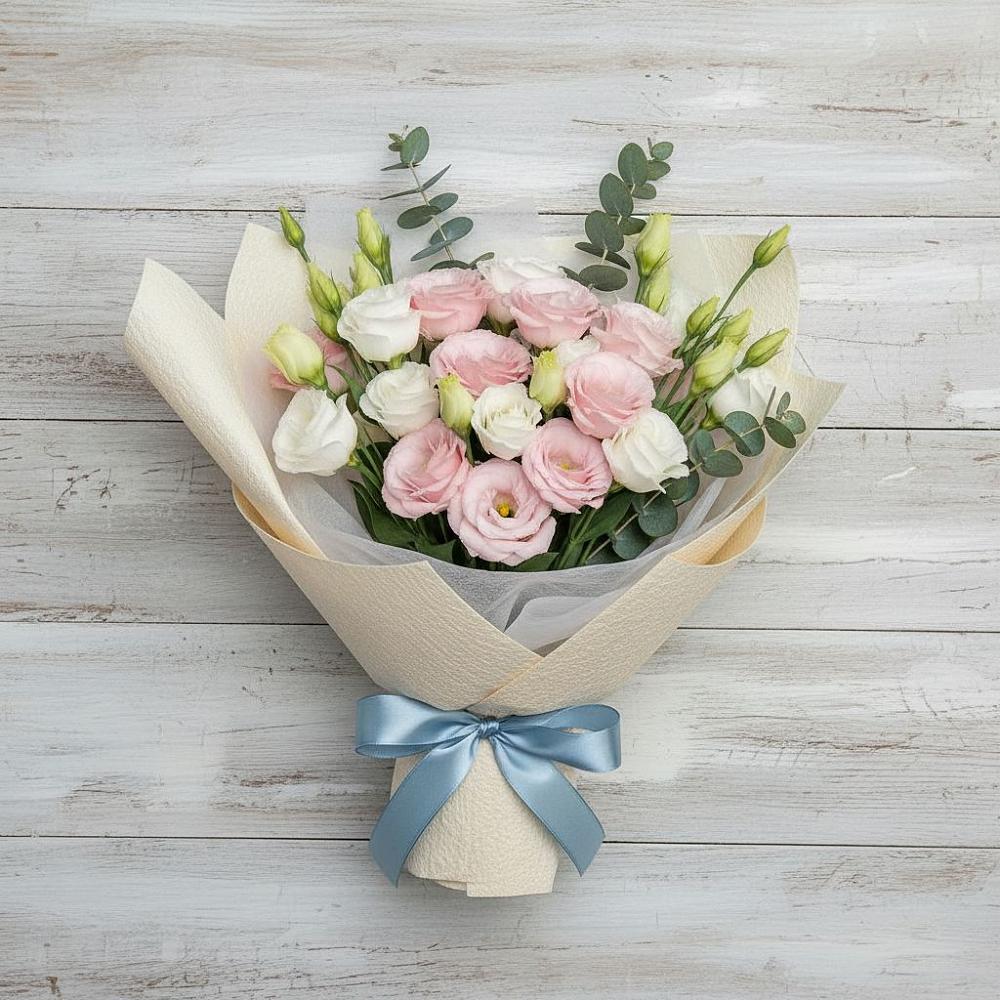 Букет цветов из: Лизиантусы в Усады